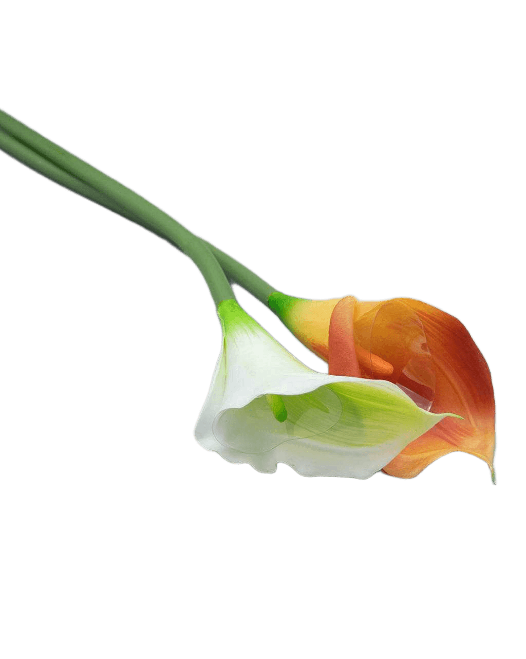 Artificial Calla Lily Ass 3 Colors White Greenwhite Orange 70 Cm