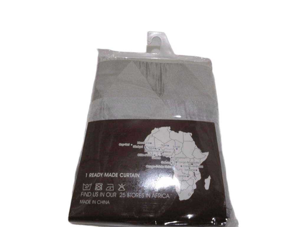 Curtain 140x270cm 100 Polyester 8 Rings 165 Gsm With Pvc Packing