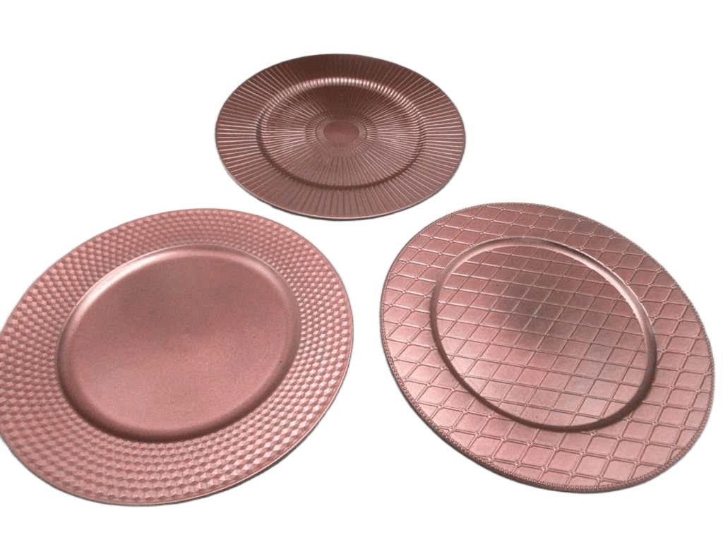 Underplate 33cm Pink 3ass