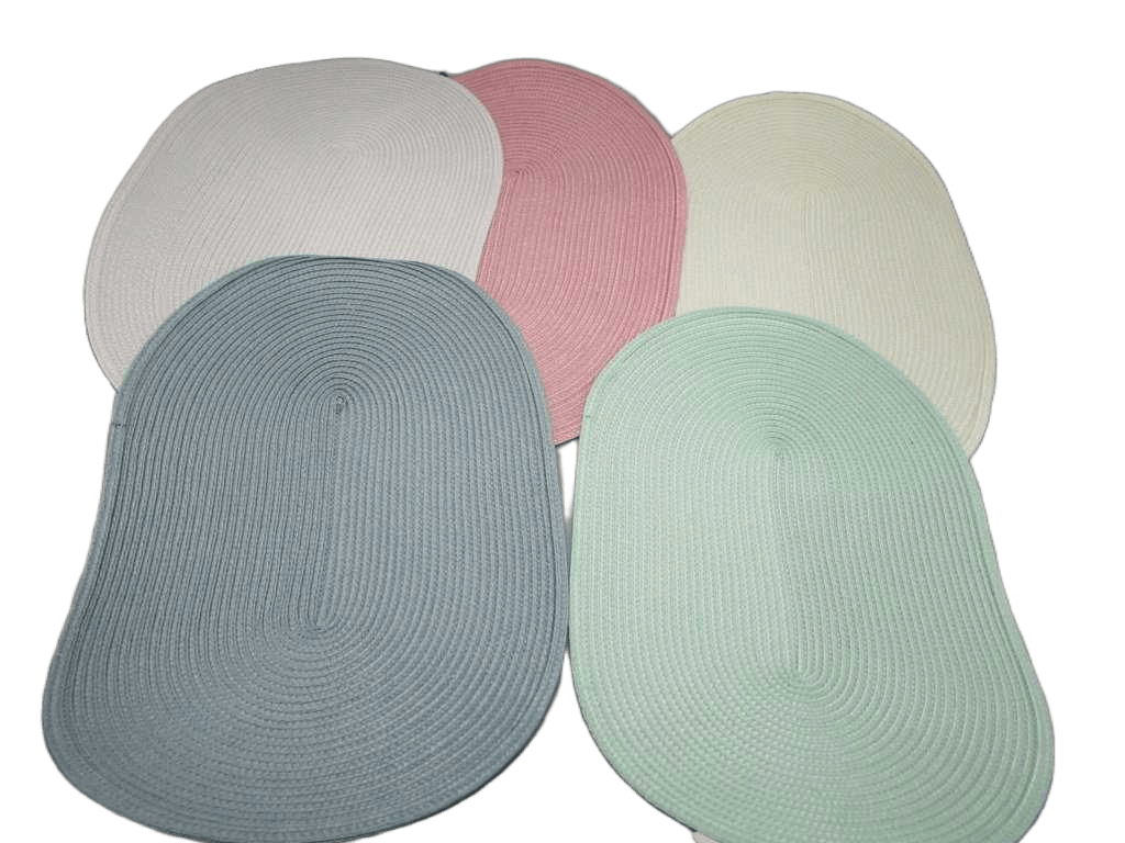 Placemat Pp Oval 44x29cm 5ass
