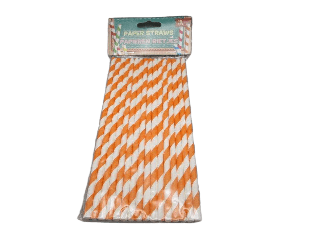 Straws Drinking 16pcs 6ass Clr