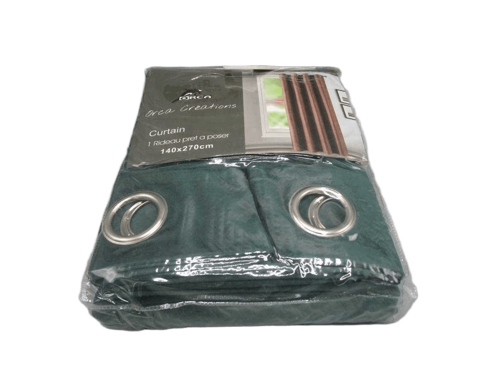 Curtain Velvet 140 X 270 Cm - 8 Rings 100% Polyester