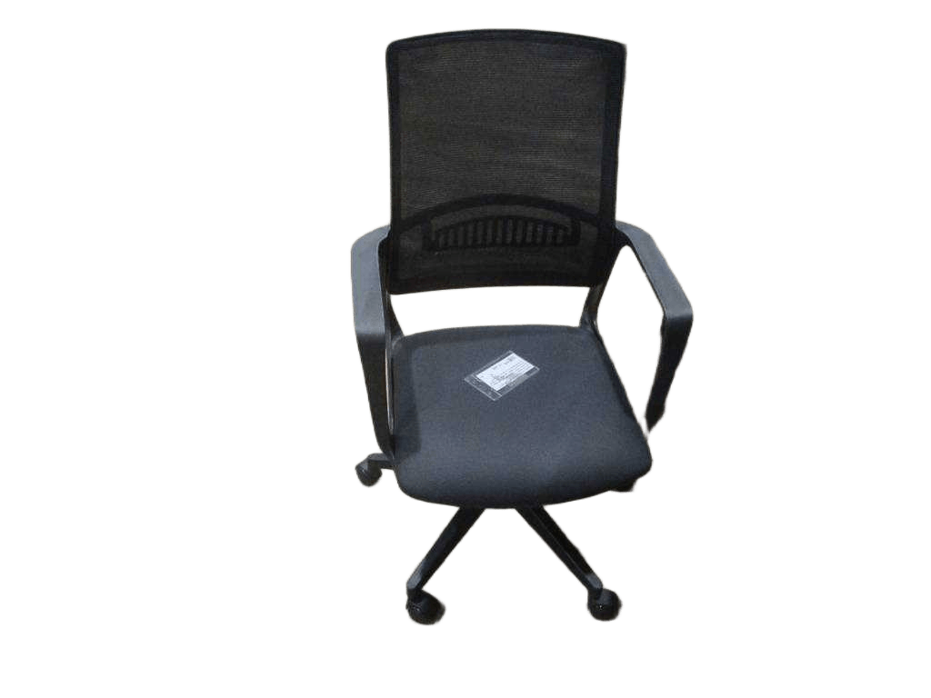 Swivel Chair, Mesh, Middle Back Nylon Base Black Structureseat Black/ Back Ts-26 Black