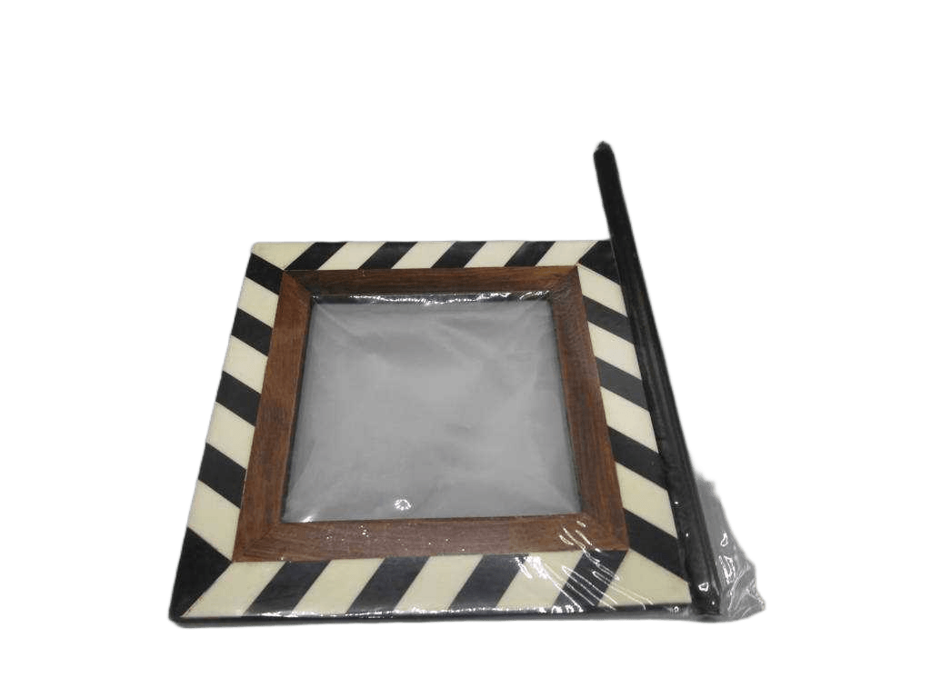 Curtain Tie Wood Square Embrasse Each Pc In Pvc And Headed