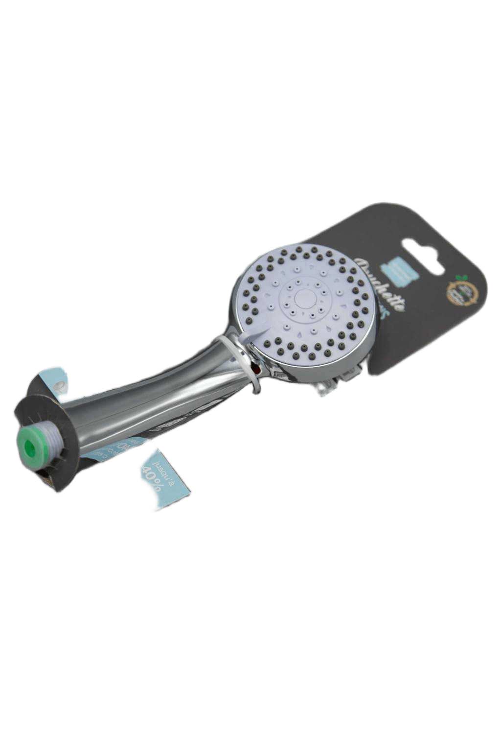 Shower Head 5-Function + Water Safety 21 X 8.5 Cm Hydro Chrome Plastic