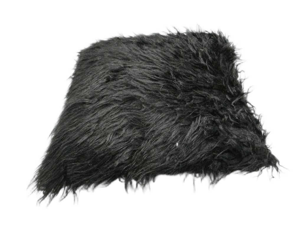 Cushion Compresses 40 X 40 Cm Mock Fur/Suede Romie Black