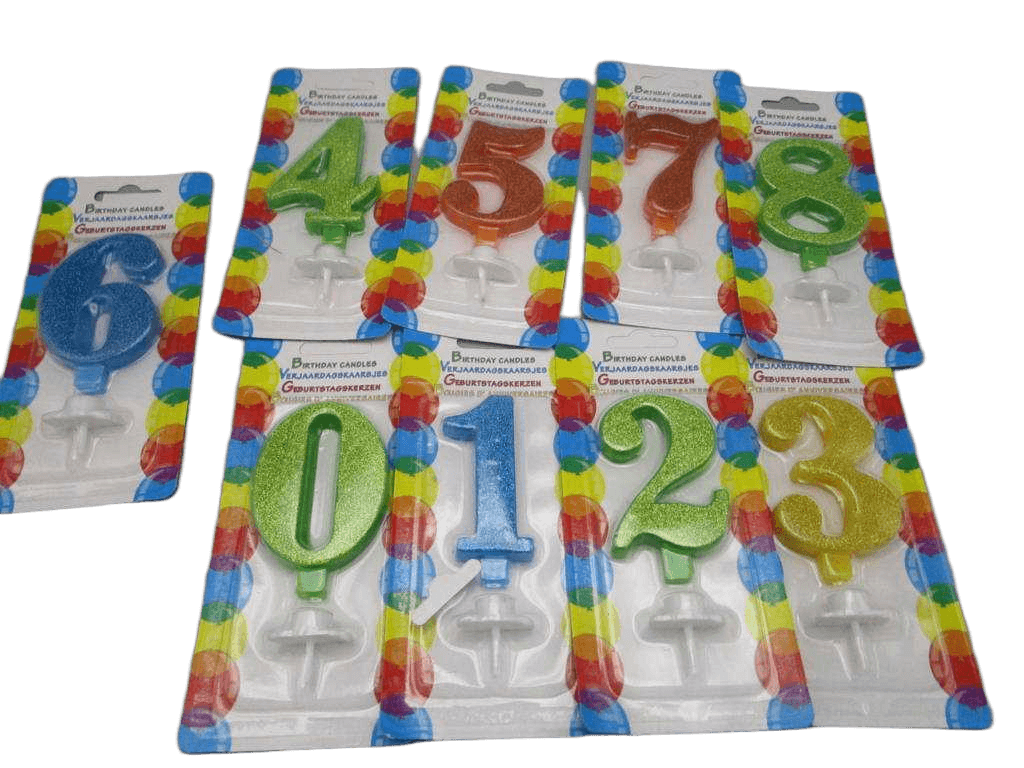 Candles Birthday Number 0 To 9