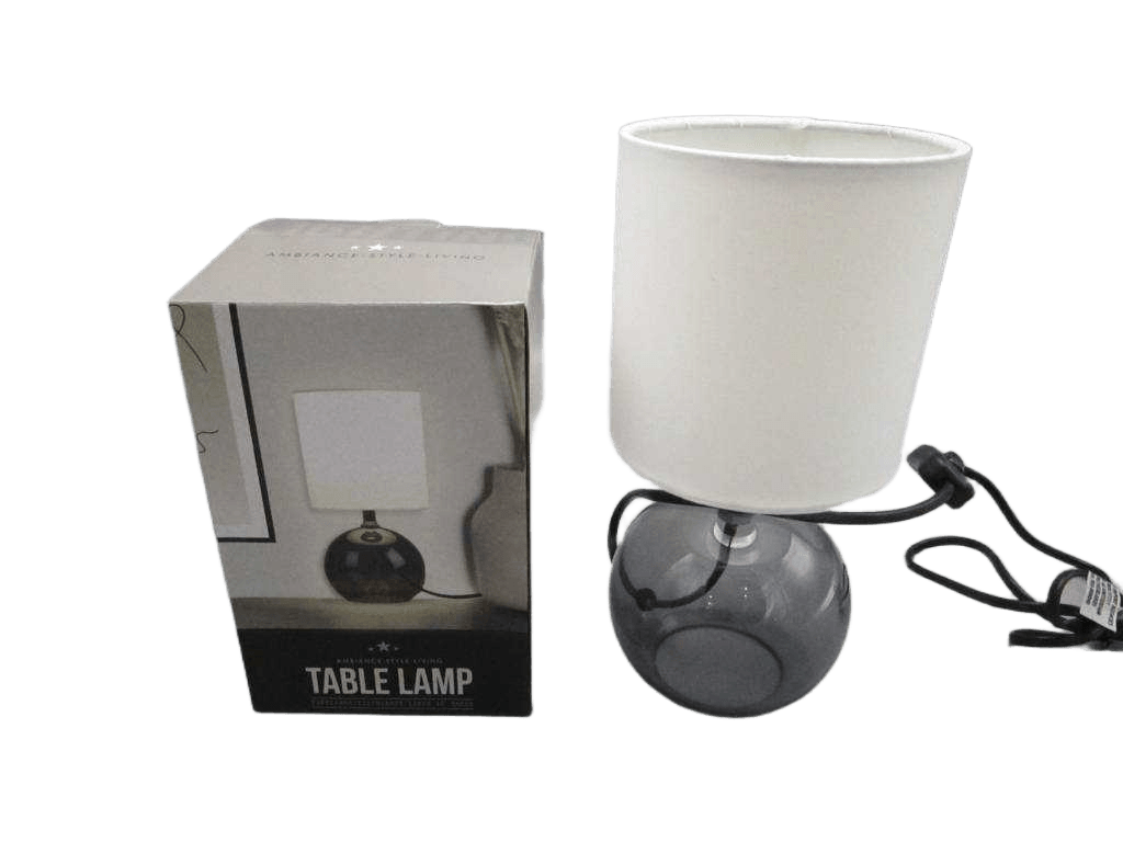 Table Lamp 24cm White 1cl=