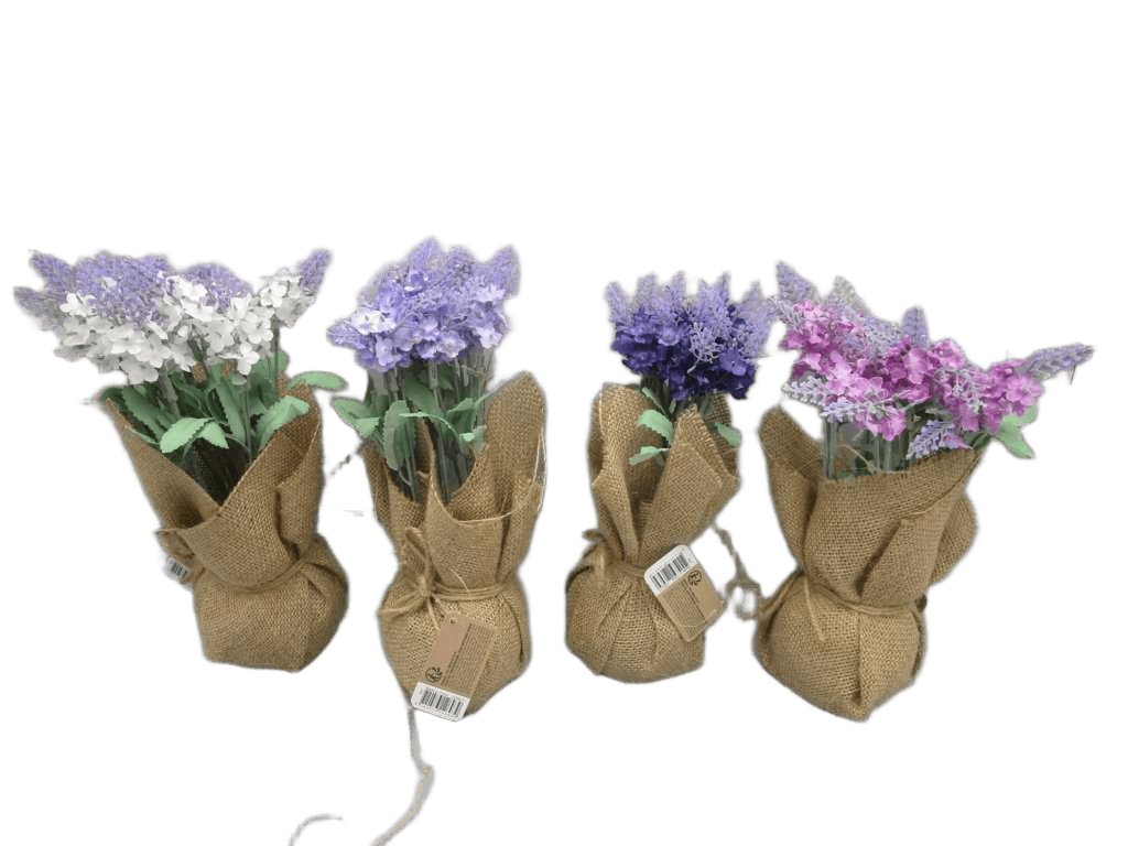 Artificial Plant In Jute 9x9x26c