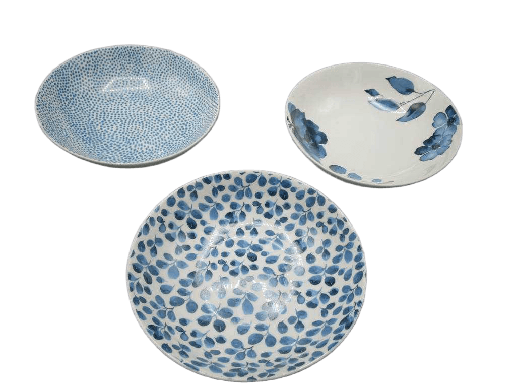 Plate Deep New Bone Porcelain 1cl=