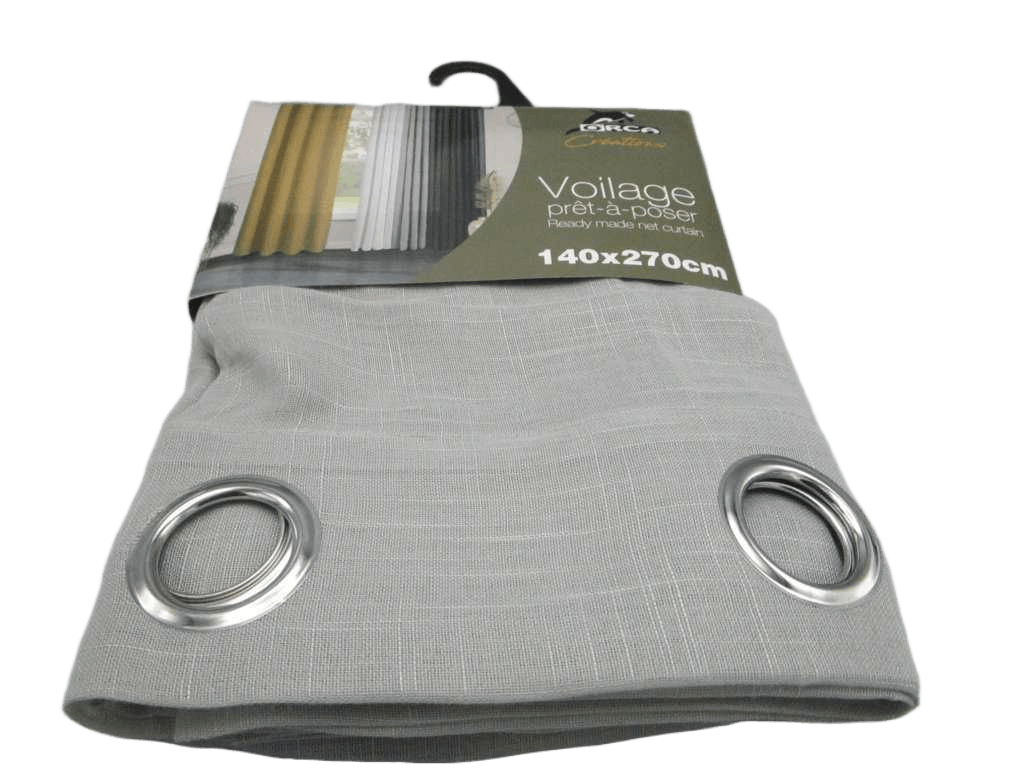 Curtain 140x270 Cm 8 Rings 100% Polyester