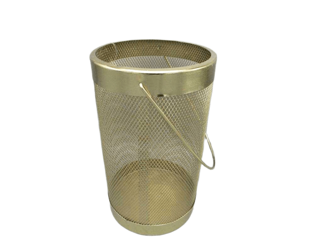 Lantern Mesh Iron Gold Clr 1cl=