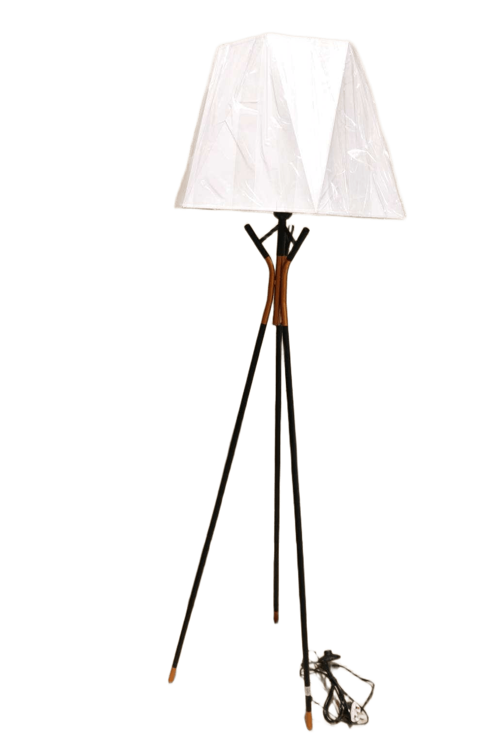 Floor Lamp Assorted White-Black Color With Bulb E27