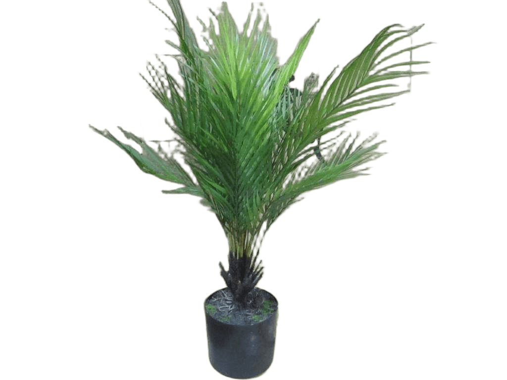 Artificial Plant 58cm Palm Tree X 18 Lvs In Plastic Pot(Pot Size:d150 X H128mm)