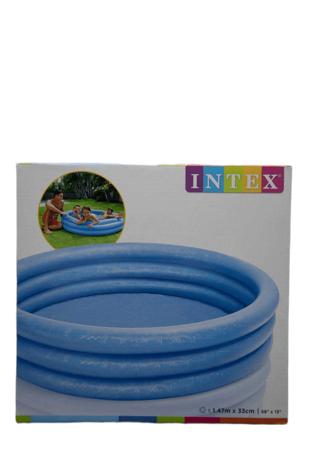 Pool Crystal Blue 147x33cm