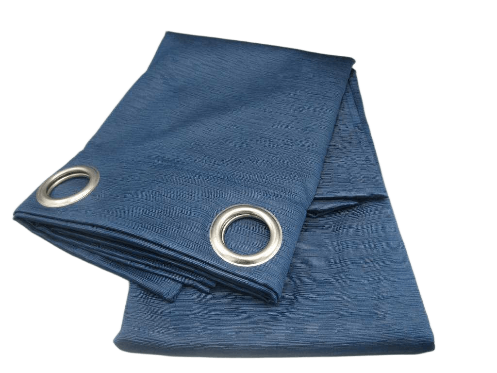 Curtain Woven Black Out Jacquard Curtain 135x270cm 100% Polyester 8 Rings 245 Gsm With Pvc Packing