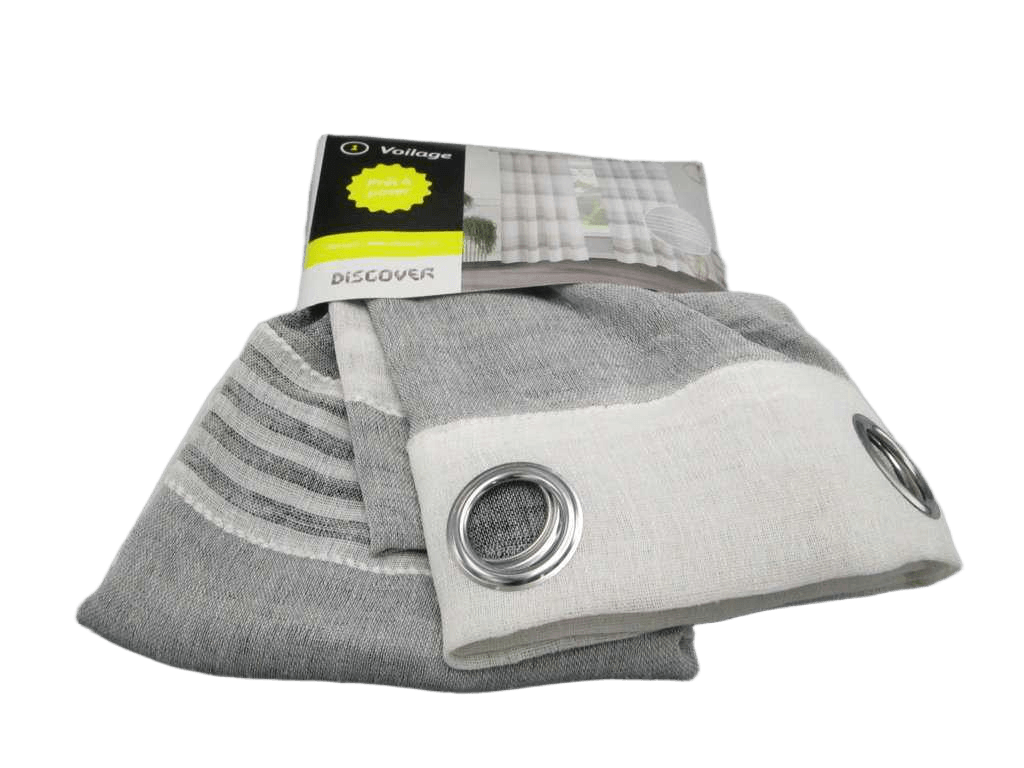 Curtain 8 Rings Cm 100% Polyester Gsm 95 Gr