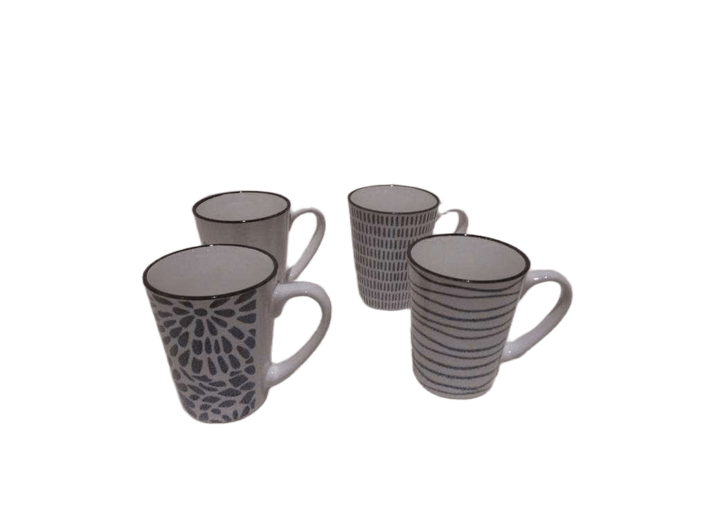 Mug Stoneware 310ml 4ass Ds