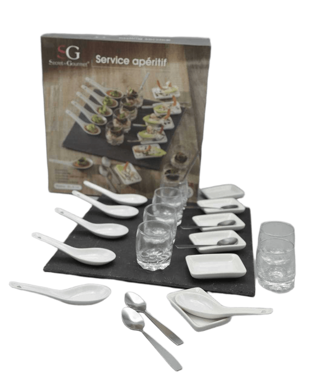 Aperitif Set Square 25pcs