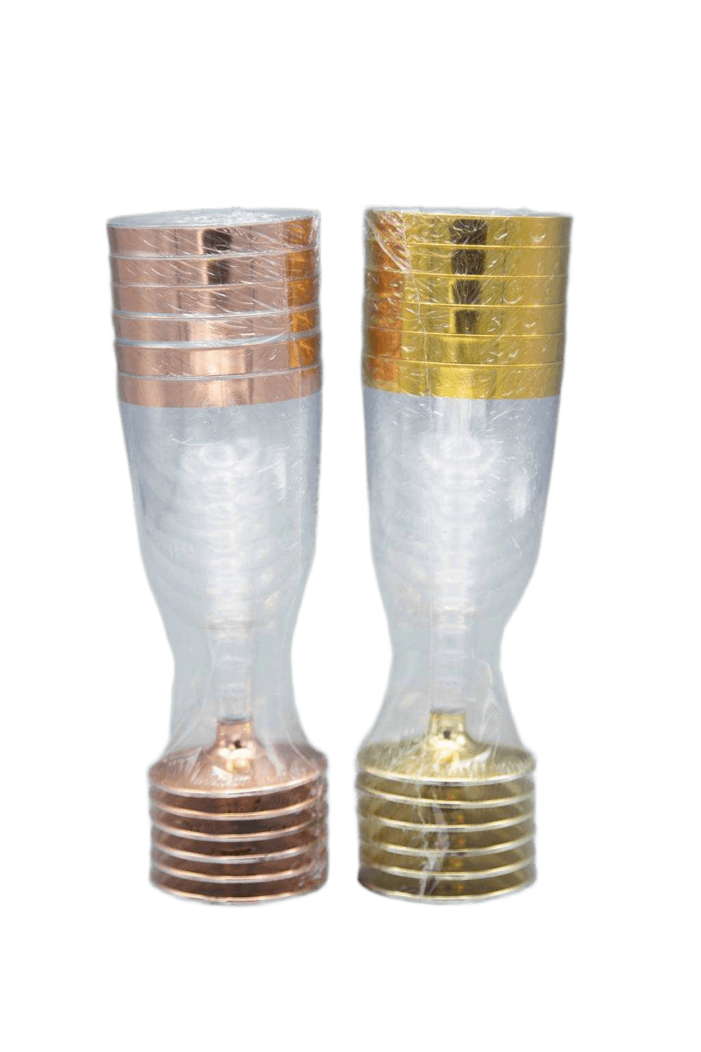 Cup Wine Set Of 6 Plastic,el150mlgold +cooper Mixed