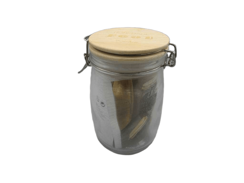 Jar Glass + Wording 1l
