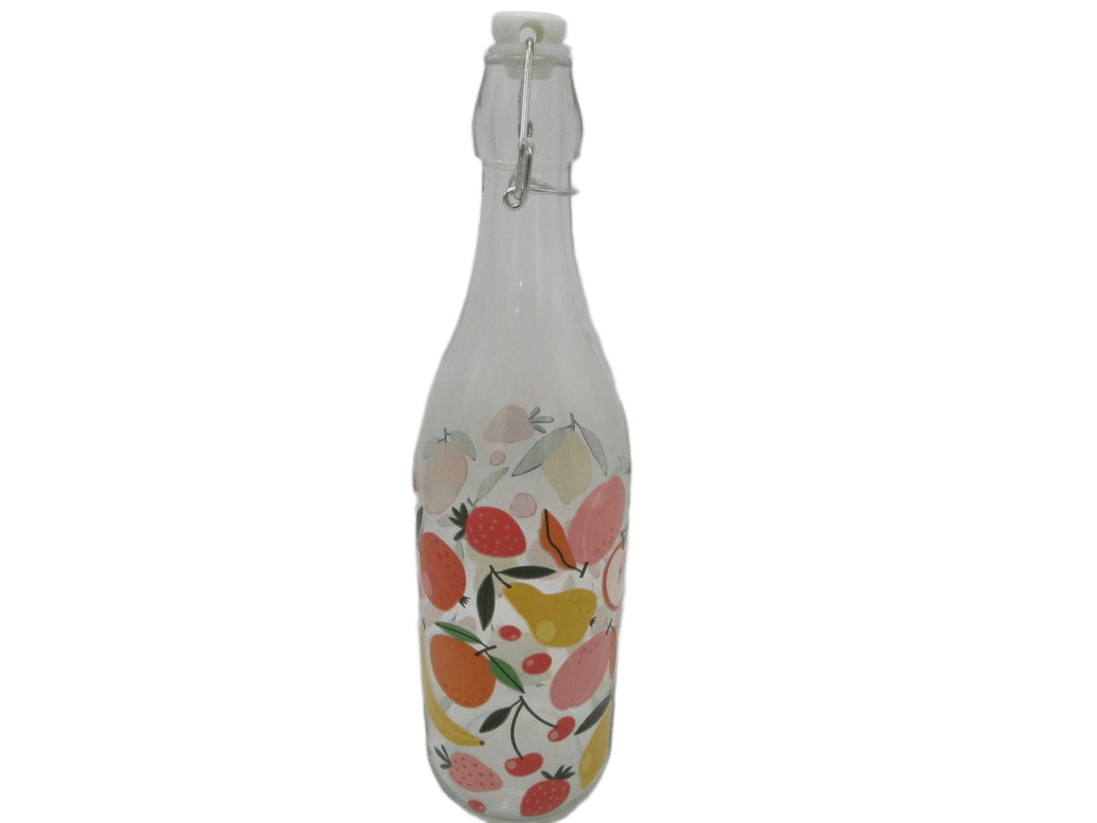 Bottle 1l With Swing Lid Fruit