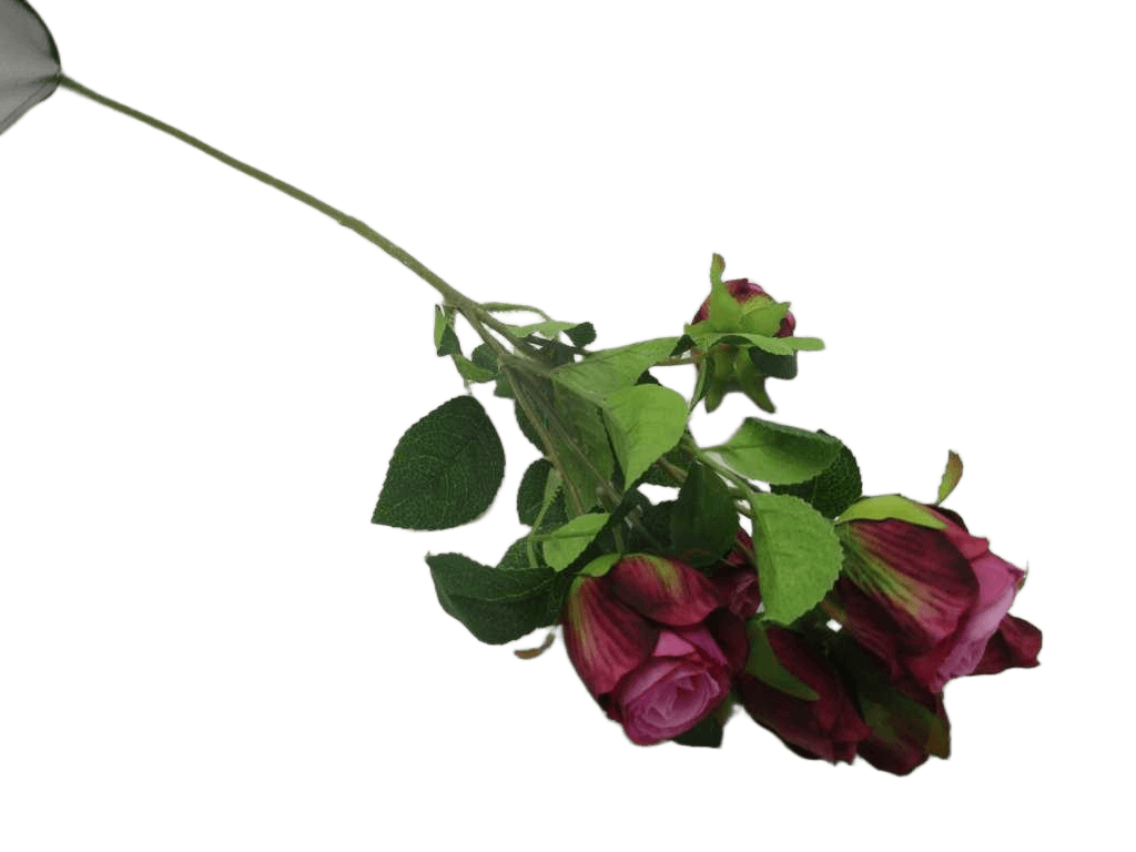 Artificial 68cm Single Rose X 7 Heads