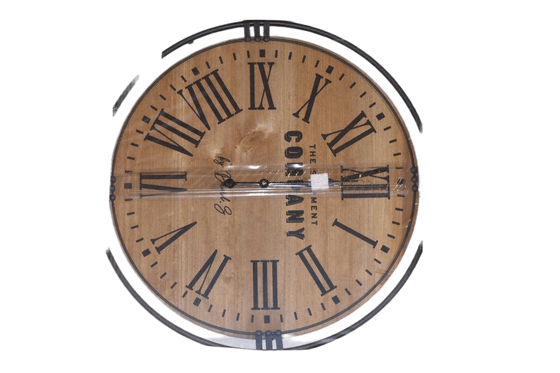 Clock Horloge Met/Mdf Colonial D58