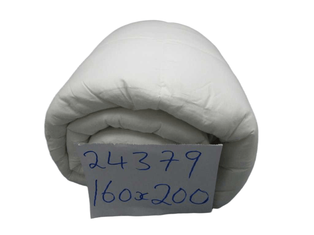 Surmatelas Matelasse (Polyester 3d Hollow Fibre 500gsm) Fabric : 150 Fil/Cm2, 78x72 (Diam Fil : 30x30cm)100g/M² - 100% Cotton, With Pvc Bag W Insert Card