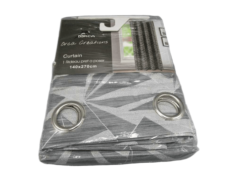Curtain Jacquard 140 X 270 Cm - 8 Rings 100% Polyester