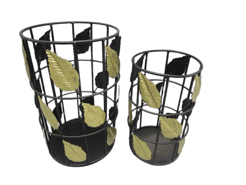 Tealight Holder Set 2sts 1cl=
