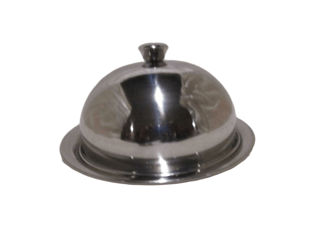 Jar With Bell Under Plate