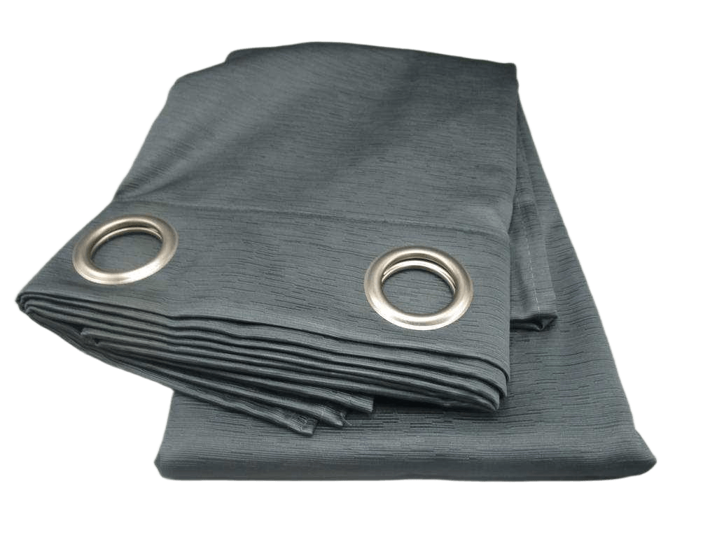 Curtain Woven Black Out Jacquard Curtain 135x270cm 100% Polyester 8 Rings 245 Gsm With Pvc Packing