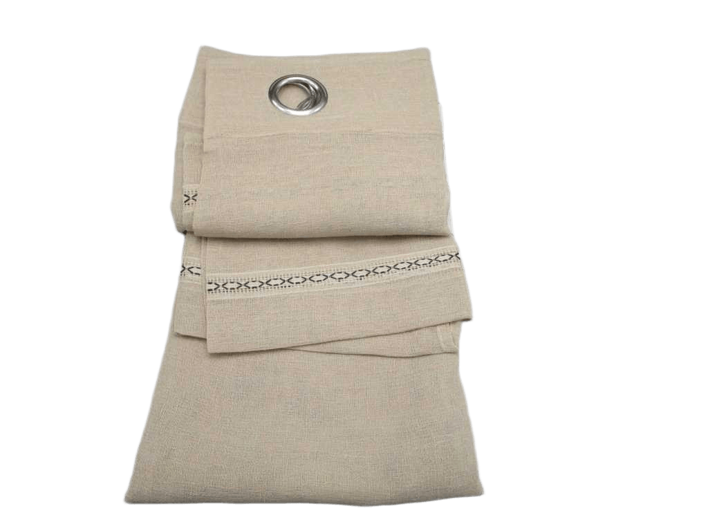 Curtain With 8 Rings Round Teal Matt 100% Polyester Gsm Pvc Packing