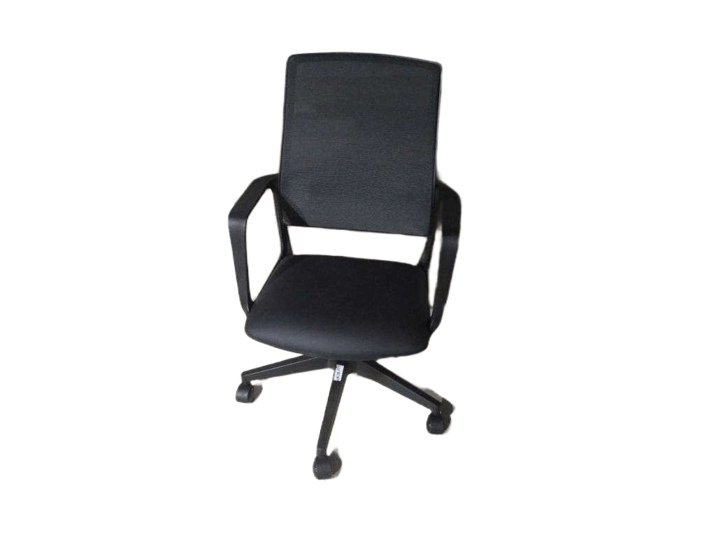 Swivel Chair, Mesh, Middle Back Nylon Base Black Structureseat Black/ Back Ts-33 Grey