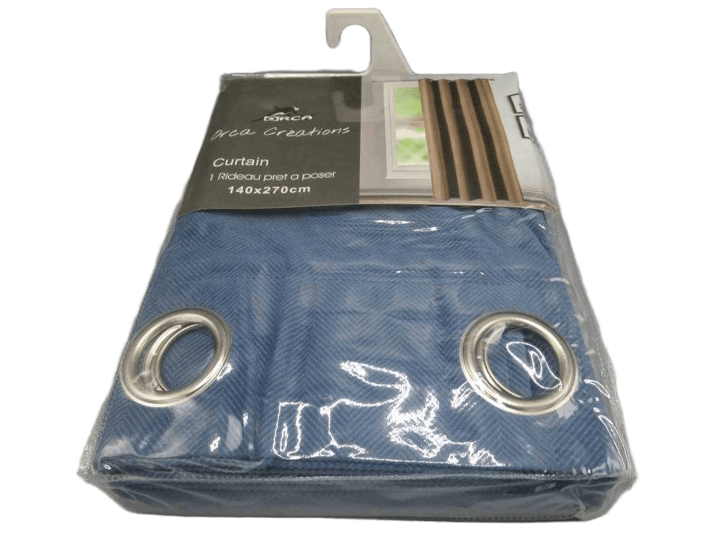 Curtain Velvet Blackout 140 X 270 Cm - 8 Rings Polyester