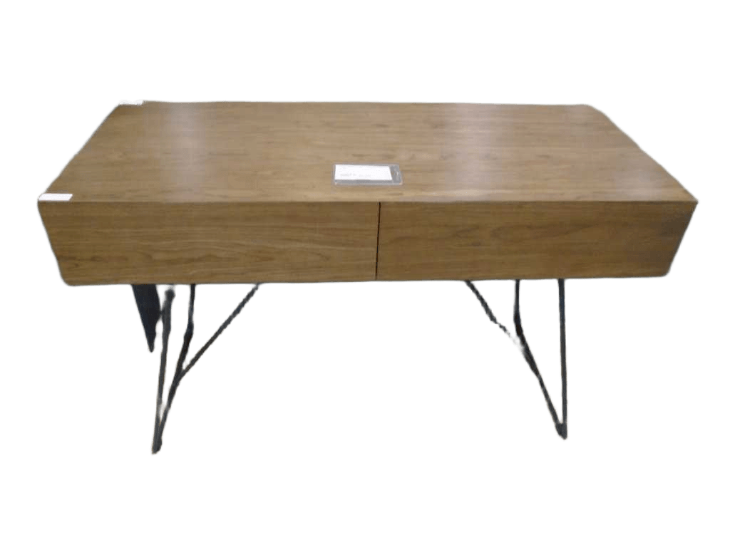Table Wood + 2 Drawers