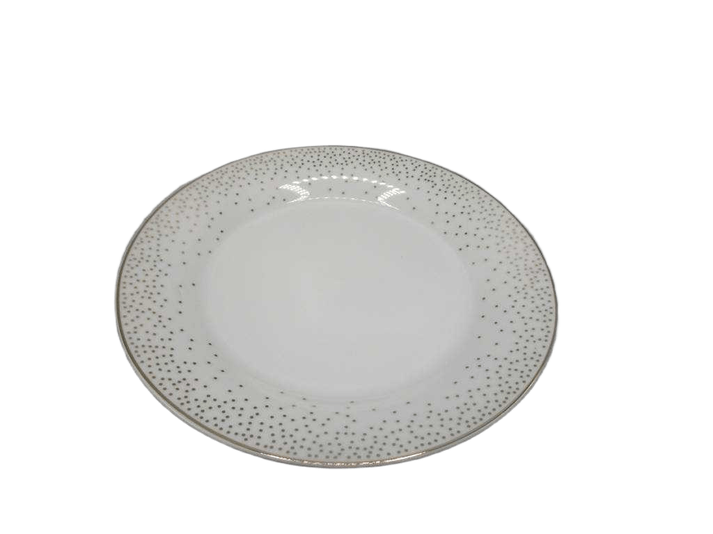 Plate Ass Dess Jeanne Or 19cm