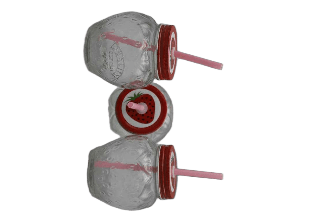 Cup With Straw Set Of 3 Pieces