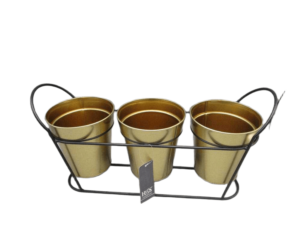 Flowerpot On Stand 3 Pots 1cl=