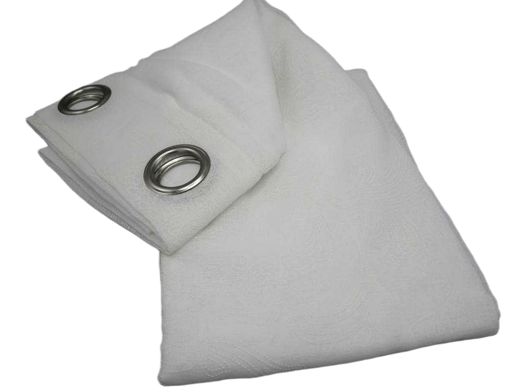 Curtain 140x280 Cm 100% Polyester 8 Ring 135gsm With Packing Hanger