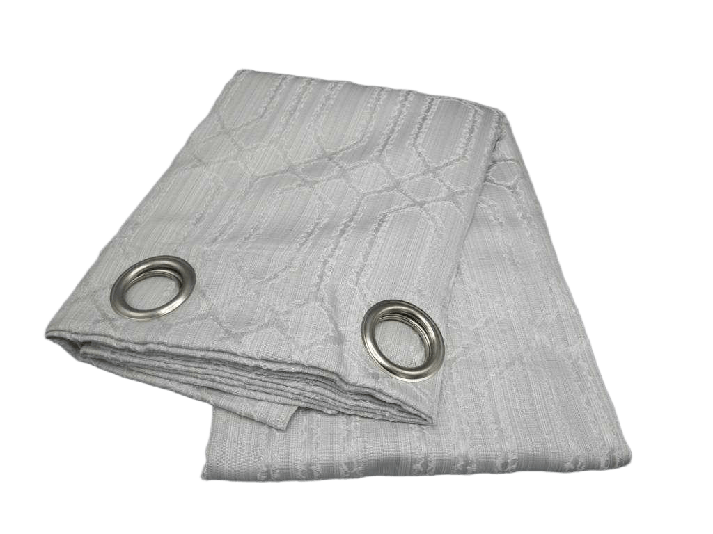 Curtain Jacquard Curtain 140x270cm 100% Polyester 8 Rings 140 Gsm With Pvc Packing