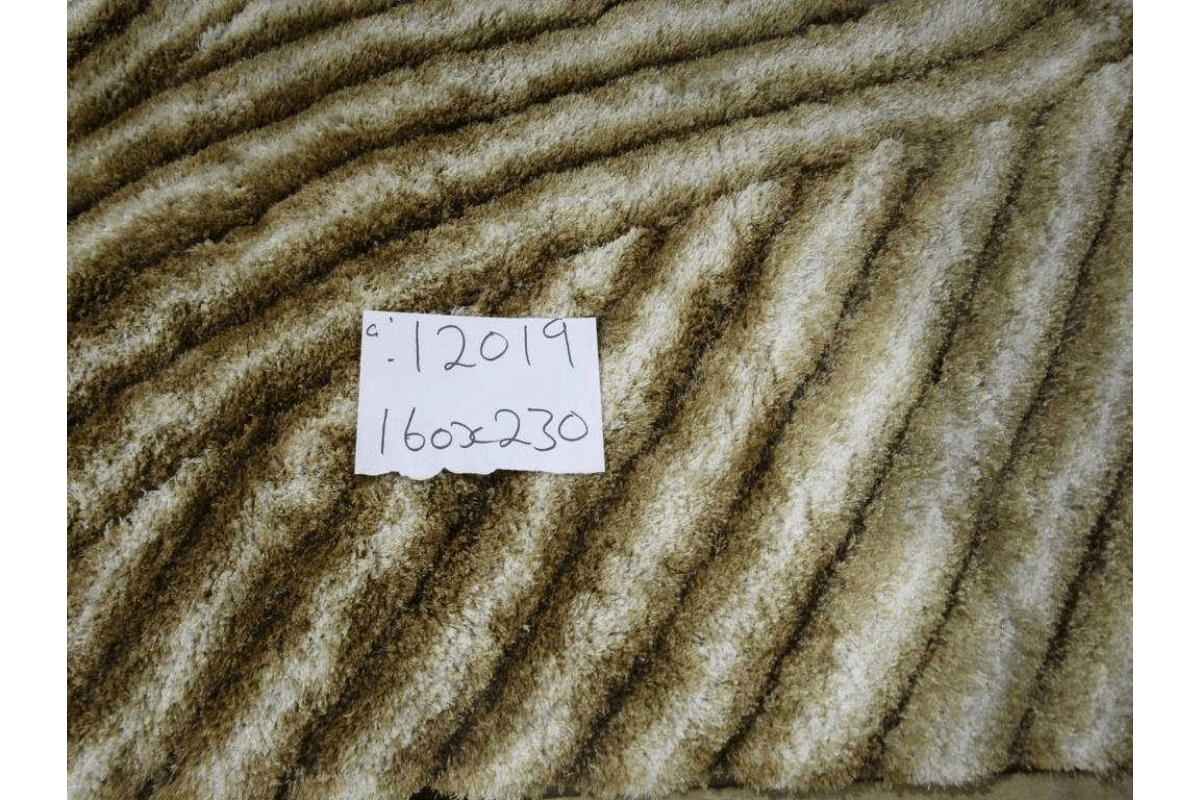 Carpet Polyester Soft & Silk Shaggy 3d Brown
