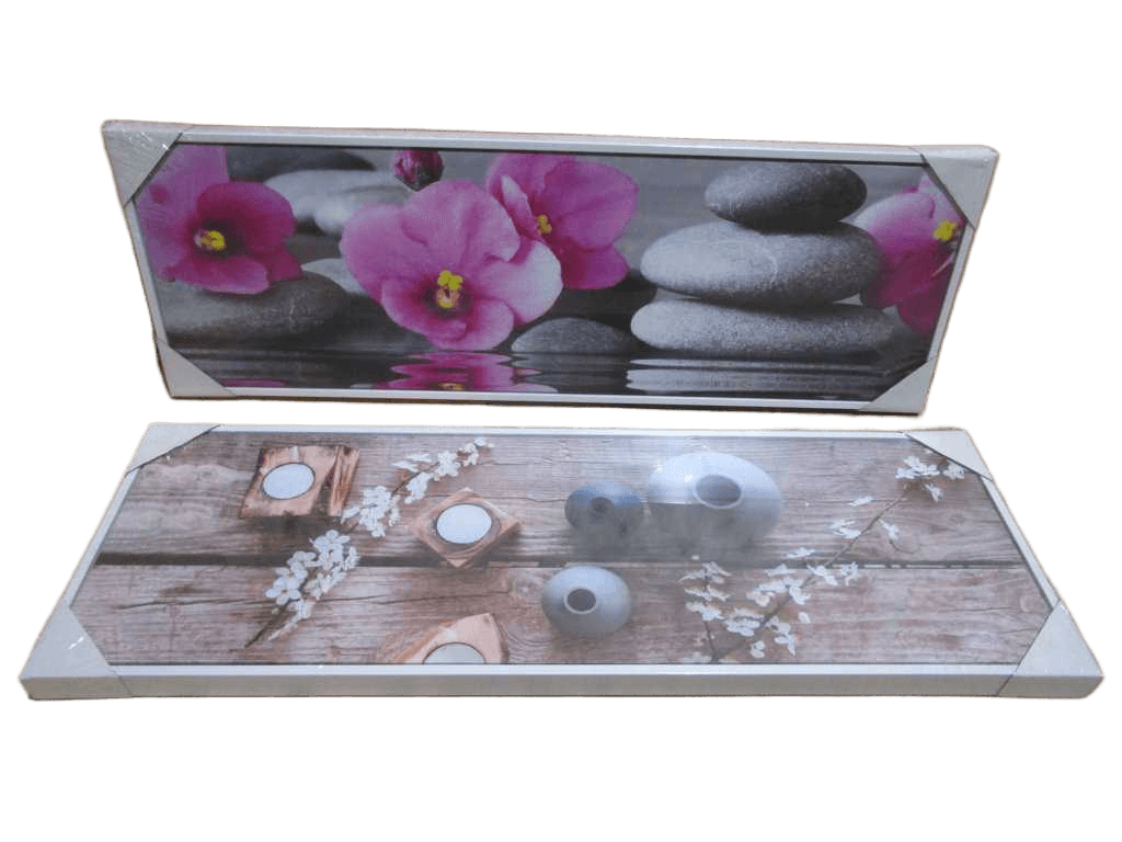 Painting 2 Ass Canvas + Mdf + Ps Frame Xcc215270-220514+271-220514