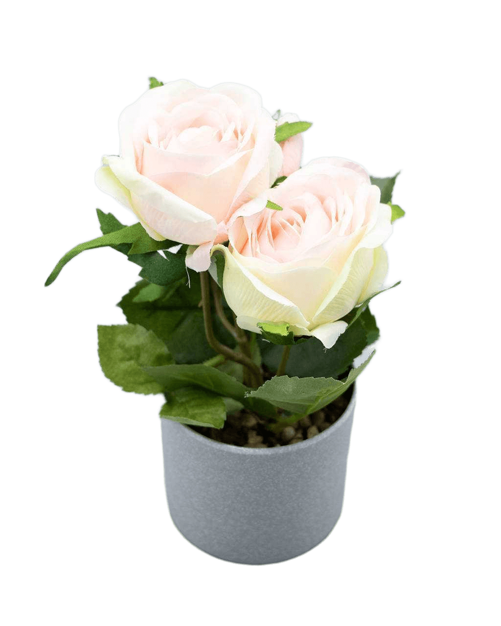 Artificial Rose Wpot 33cm