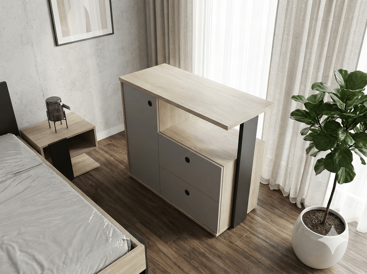 Desk Duplex 2 Doors 1