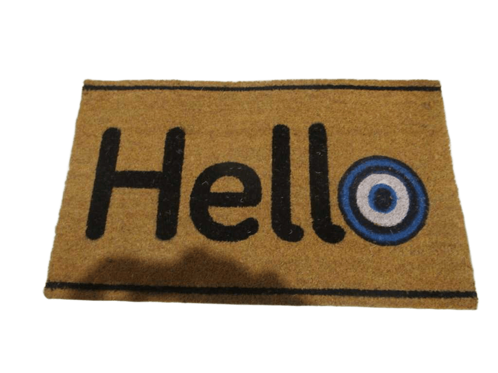 Doormat Printed With Pvc Back