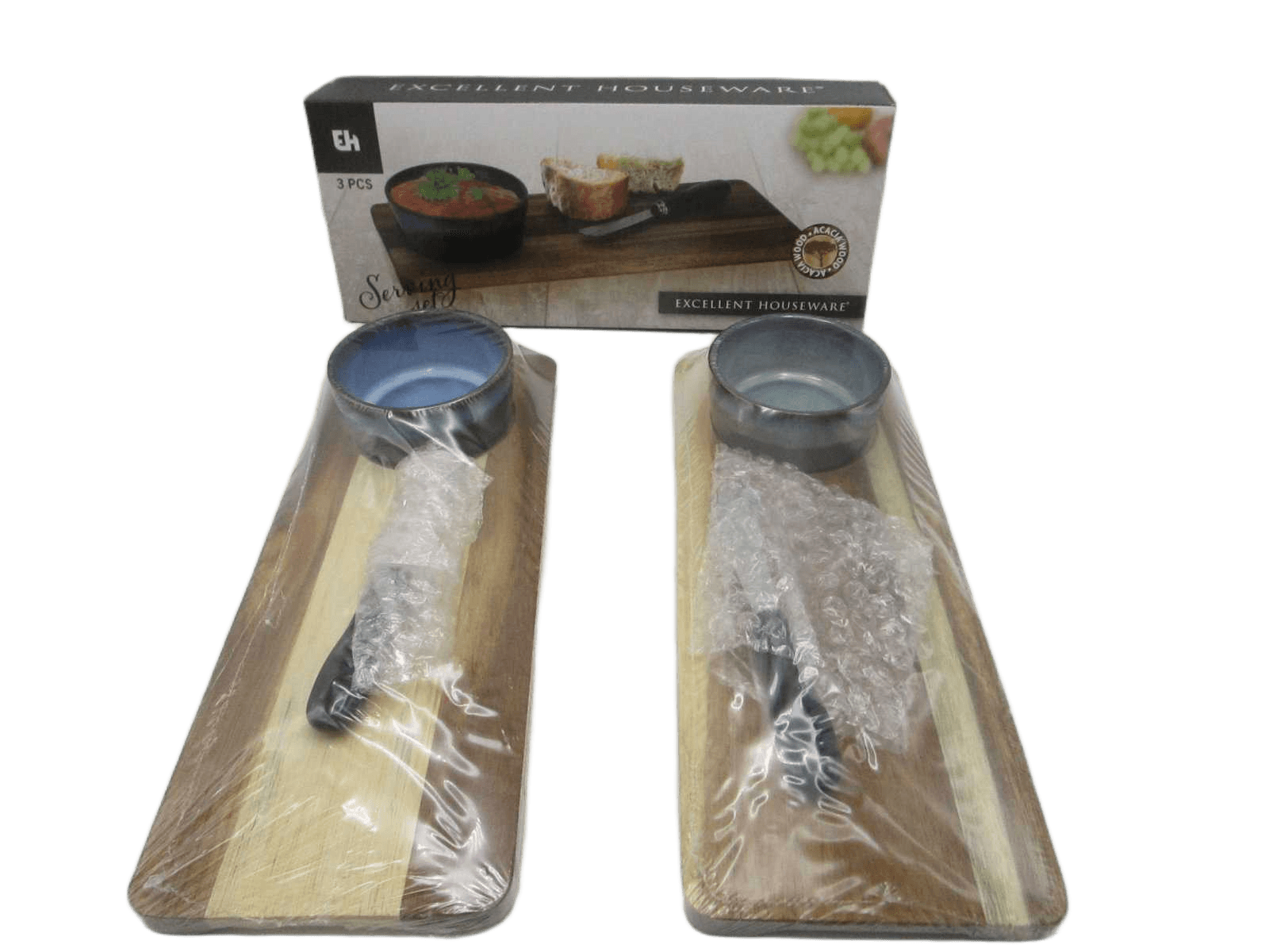 Serving Set Of 3pcs 2ass Color