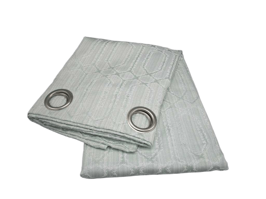 Curtain Jacquard Curtain 140x270cm 100% Polyester 8 Rings 140 Gsm With Pvc Packing