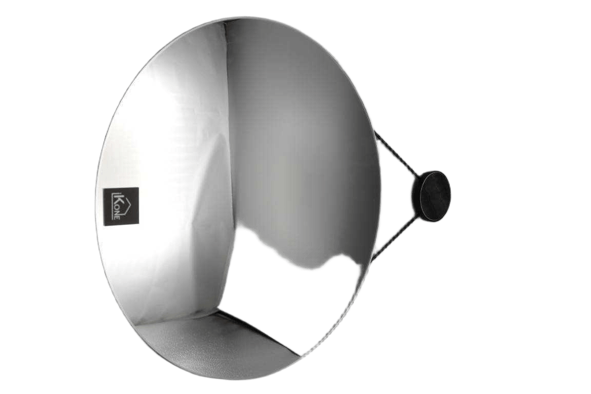 Mirror Round With Marble Details